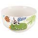 Children's set of dinosaur cup and bowl, porcelain