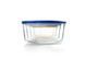 IBILI glass food containers set of 4, round