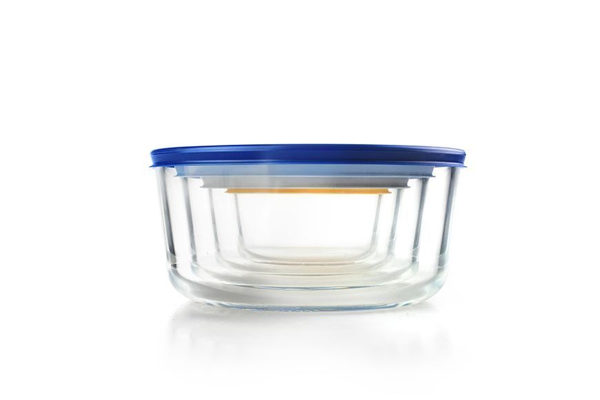 IBILI glass food containers set of 4, round