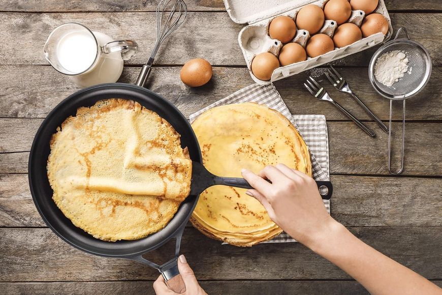 Pancake pan Vitapur Black Line Rosmarino &Oslash;28 cm