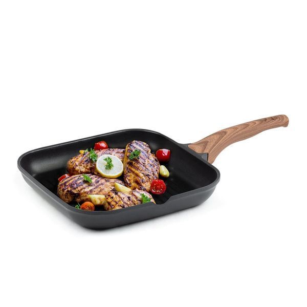 Aluminum grill pan Vitapur Black Line Rosmarino, 28cm