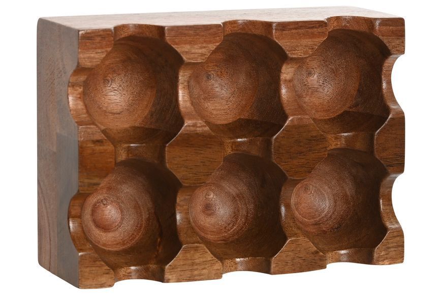 Egg holder for 6 eggs, acacia, 15x10x4cm