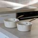 Aluminum casserole 20 cm Dahlia, beige