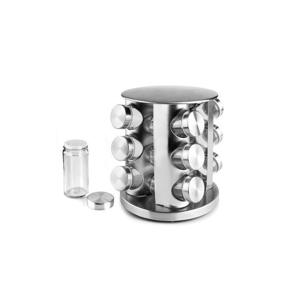 IBILI Spice organizer with rotating stand, 12 pieces