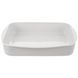 Rectangular porcelain baking tray 2.2L, white