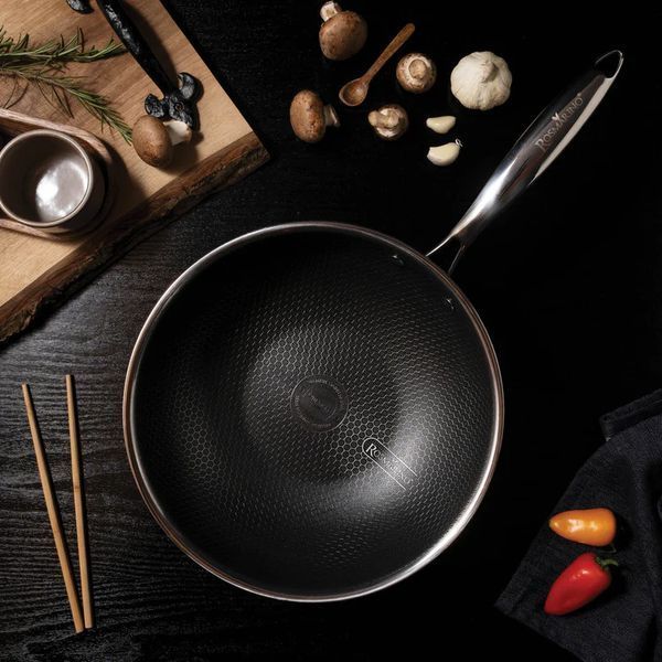Wok pan Vitapur Rosmarino Premium HexaPRO, &Oslash;28x8.5cm