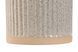 Beige toilet brush with gold handle