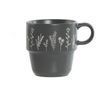 Gray ceramic coffee mug 400ml