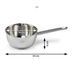 Касерола за готвене с капак Vitapur Pour & Cook 16 см