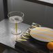 Champagne glass glasses with yellow handles 200ml 2 pieces